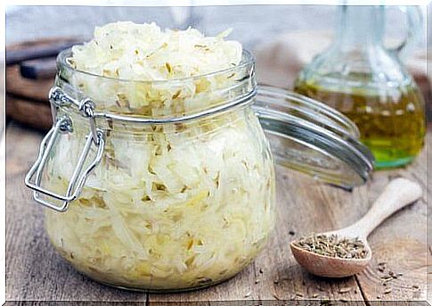 Fermented sauerkraut food