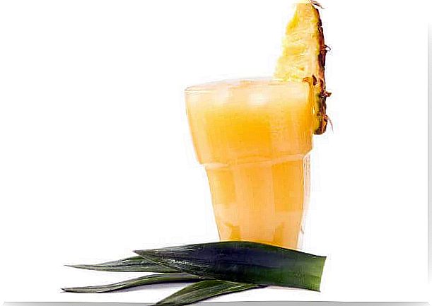 Aloe vera and pineapple