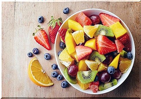 Fresh fruit salad.