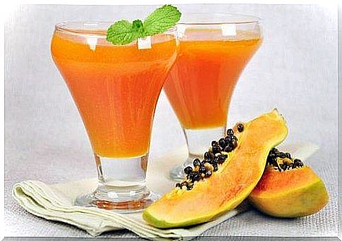 Papaya juice to control anxiety