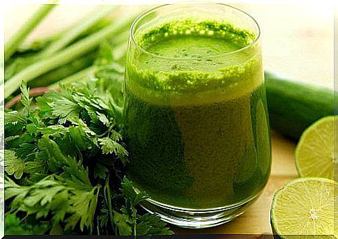 Parsley juice to control anxiety