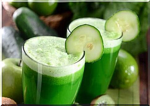 Refreshing cucumber smoothie