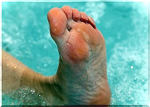 Foot in the water