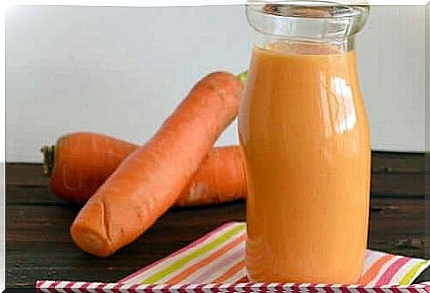 Carrot smoothie.