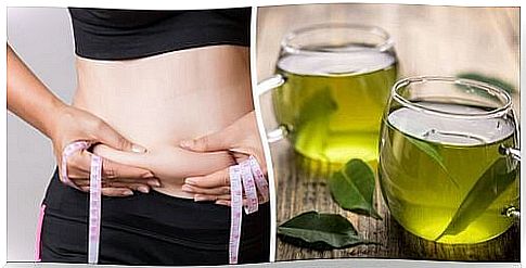 Green tea helps you lose abdominal fat.