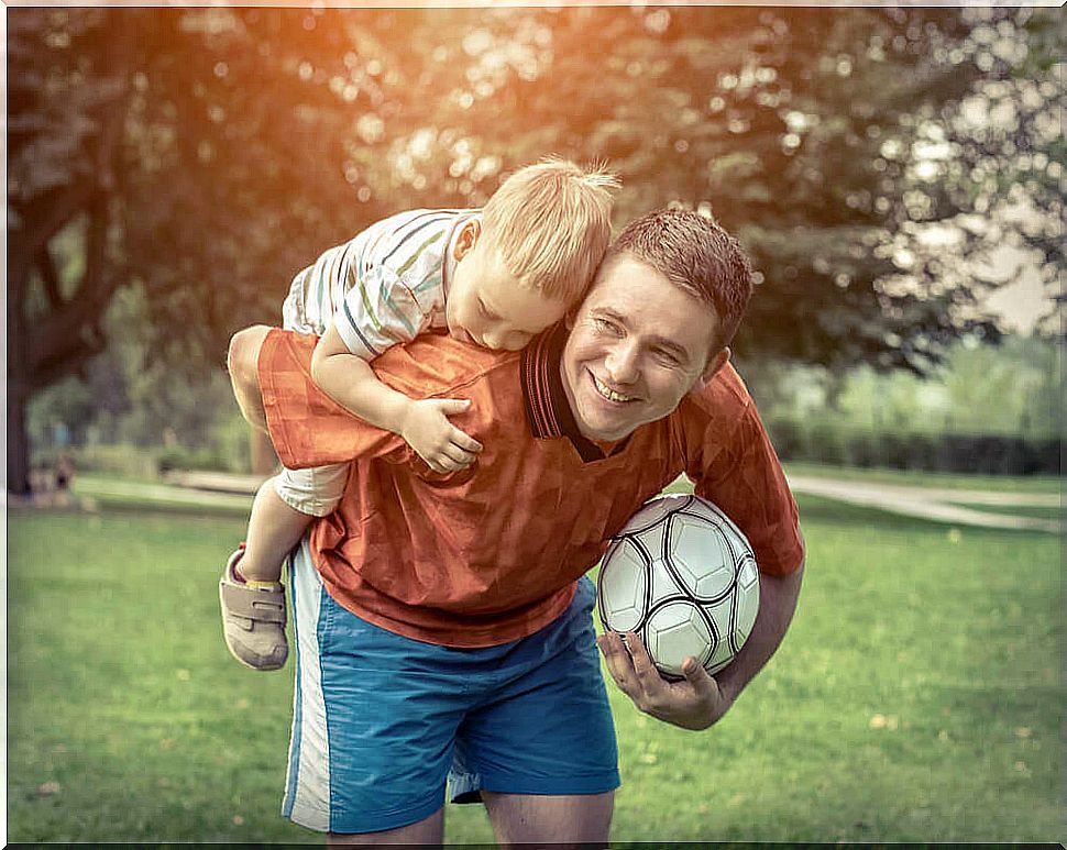 Playing with the children