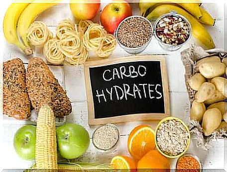 Foods rich in carbohydrates.