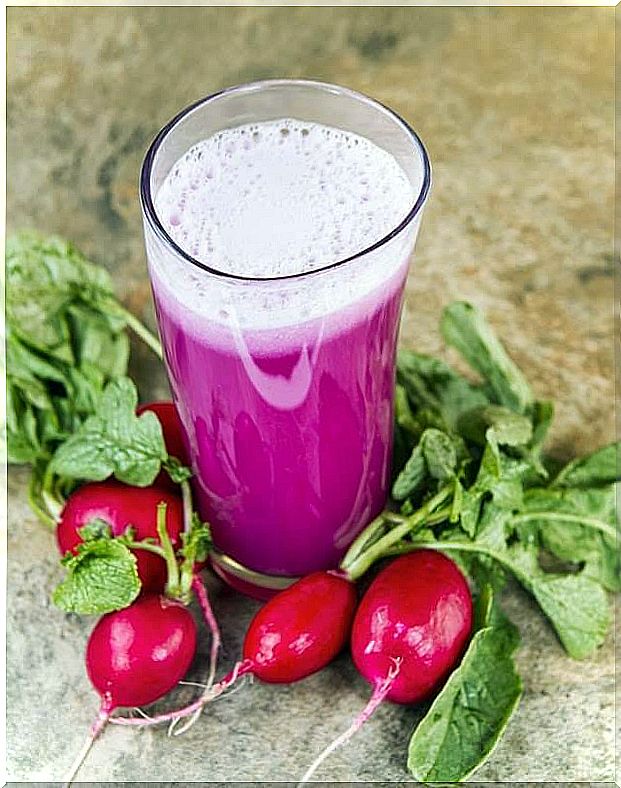 Radish juice