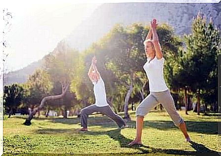 Tai Chi in the park.