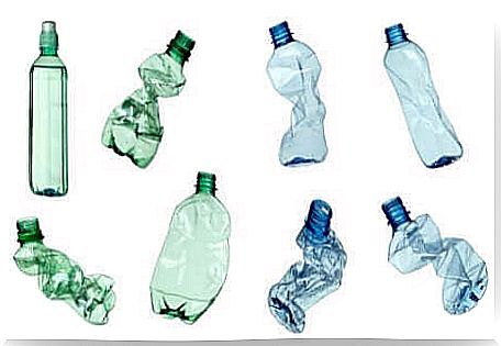 Bottles and plastic pollution.