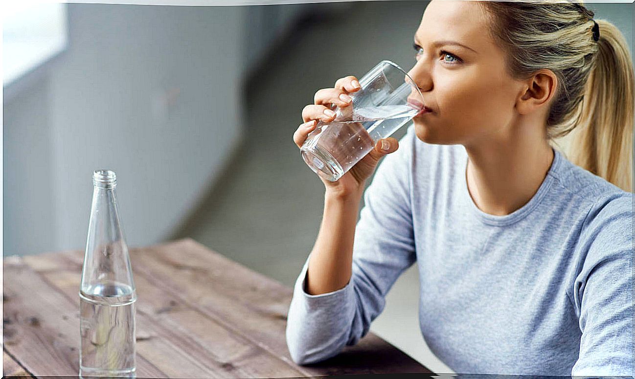 Girl drinking