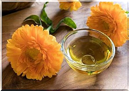 Infusion of calendula.