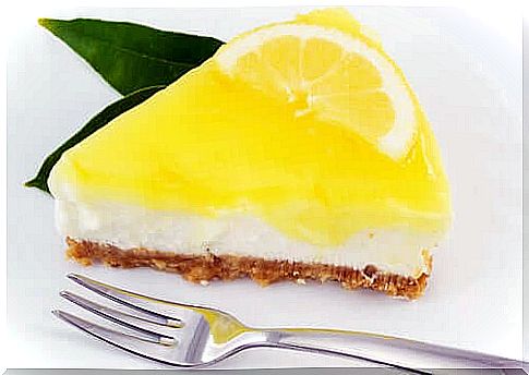 Lemon cheesecake